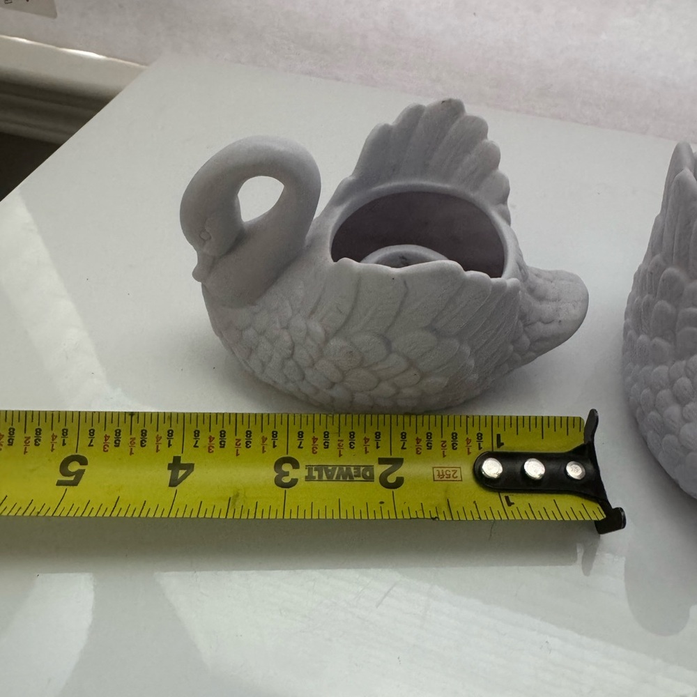 Vintage Beacon Hill Ceramic Swan Candle Holders - Picture 7 of 10